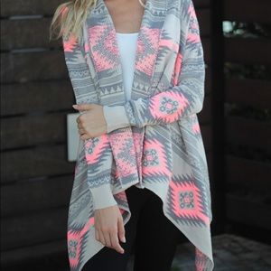 Pink Aztec Sweater